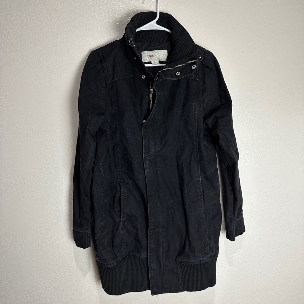 Stussy Girls Jacket Coat Size Medium